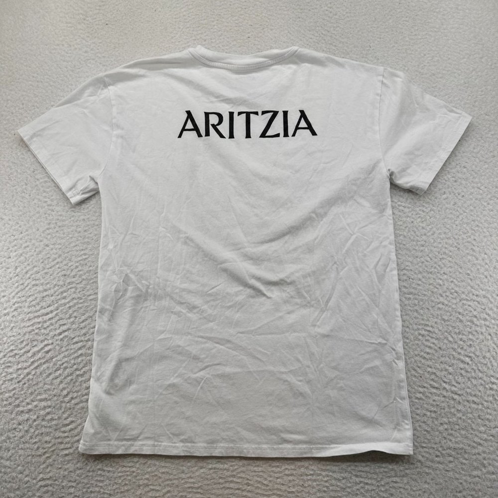 Aritzia | Women's Short Sleeve White Graphic Tee Band Instruments Size Small - Picture 10 of 11